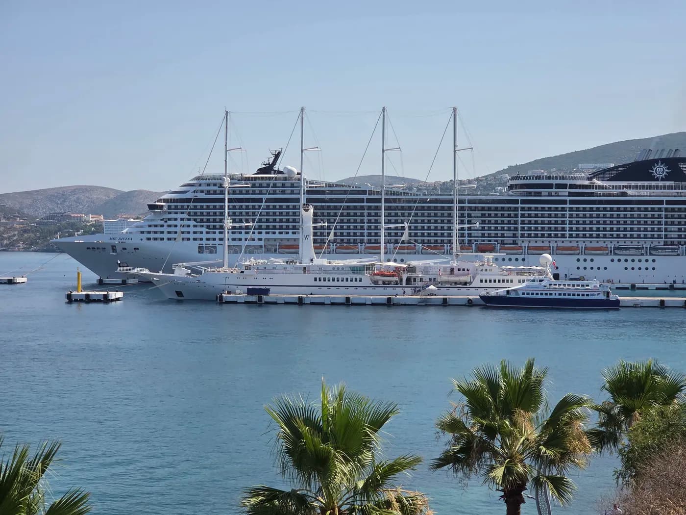 Il porto crociere di Kuşadası